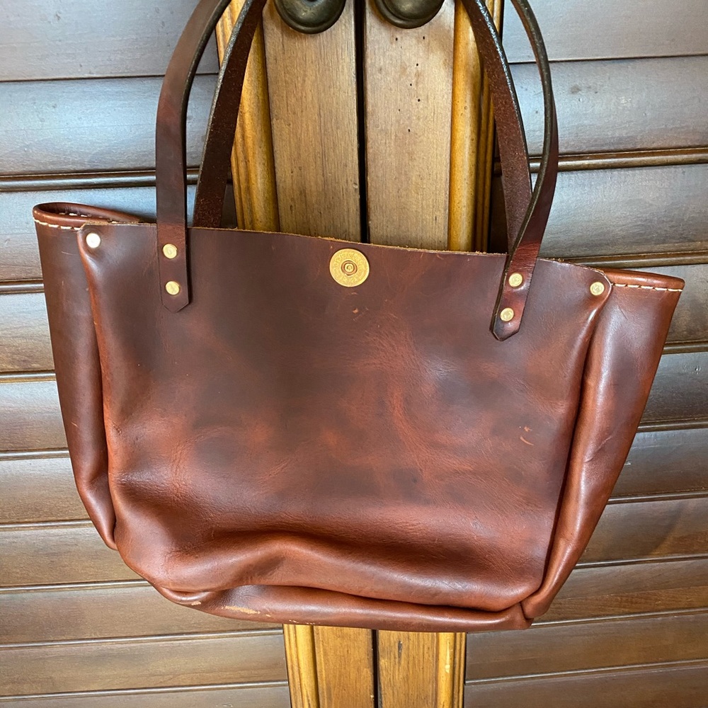 Authentic Leather Tote - image 1